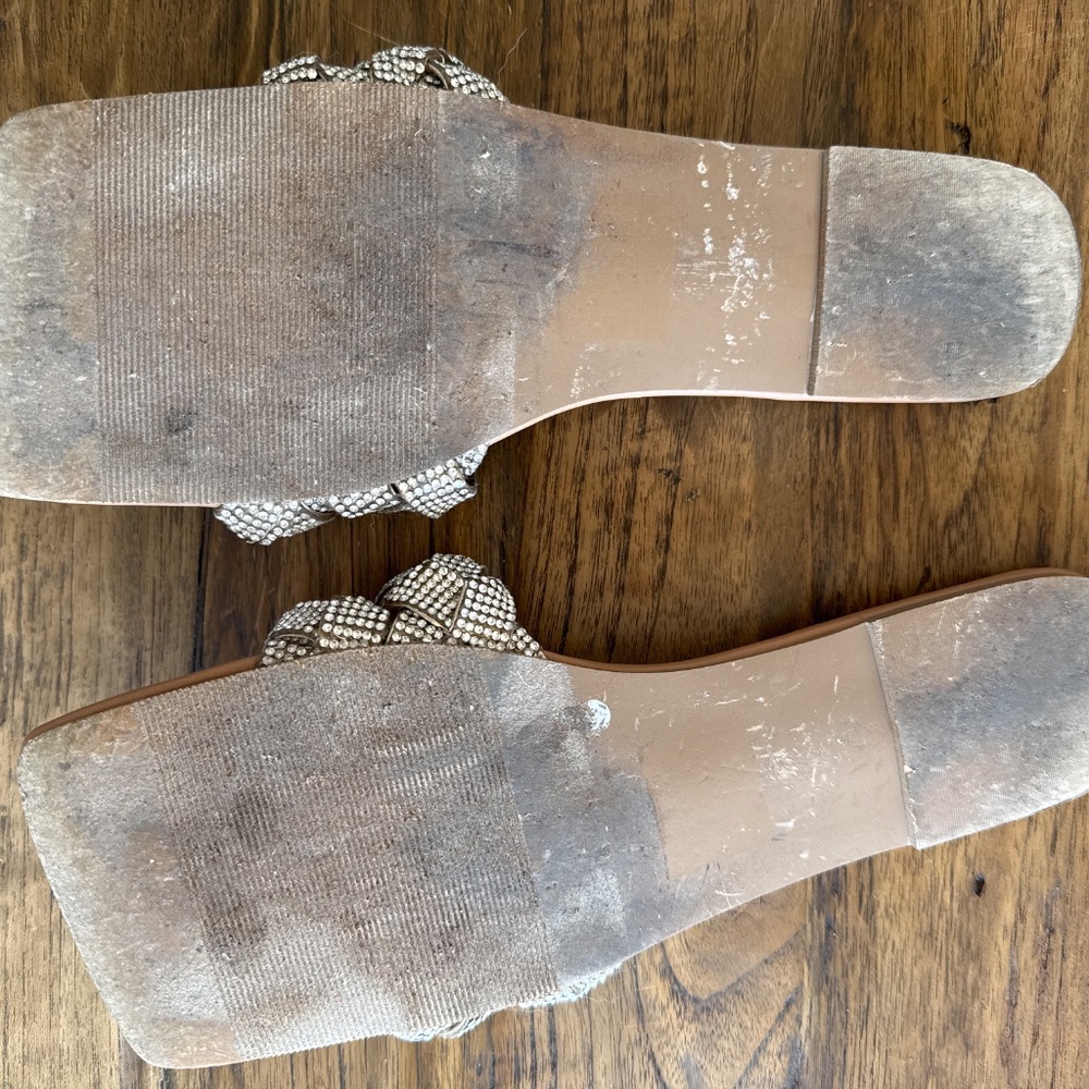 Steve Madden Rhinestone Slides - Picture 4 of 10